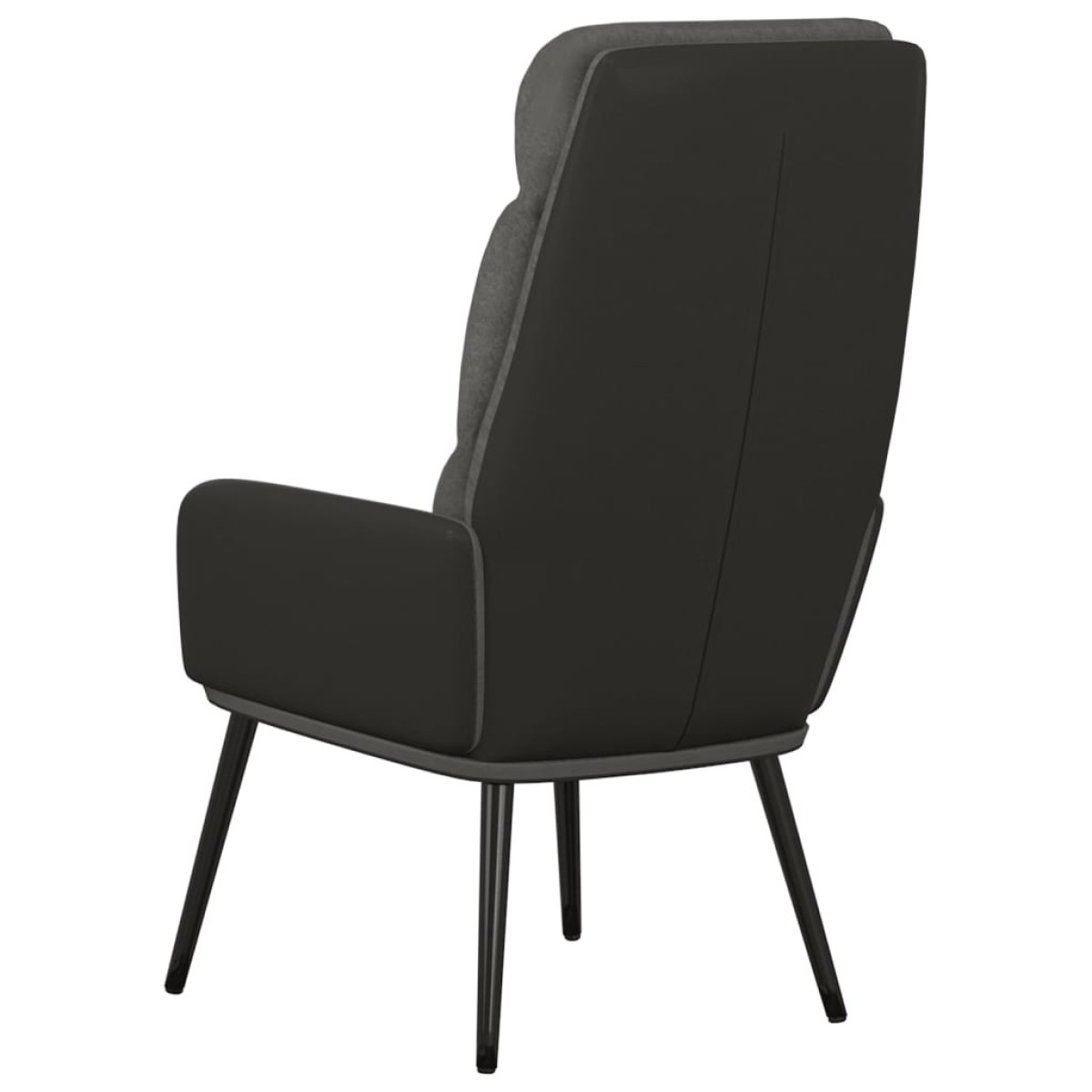 vidaXL Πολυθρόνα Relax Σκούρο Γκρι Υφασμάτινη