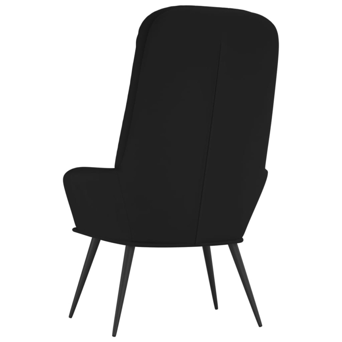 vidaXL Πολυθρόνα Relax Μαύρη Βελούδινη