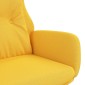 vidaXL Πολυθρόνα Relax Κίτρινο Μουσταρδί Υφασμάτινη