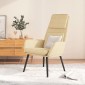 vidaXL Πολυθρόνα Relax Κρεμ Υφασμάτινη