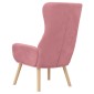 vidaXL Πολυθρόνα Relax Ροζ Βελούδινη