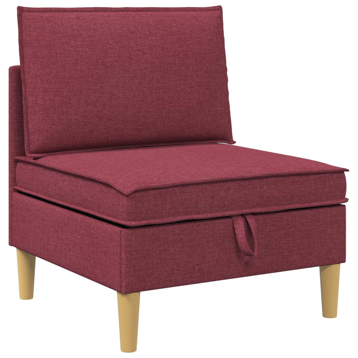 vidaXL Μοτέρ Σαπούνι με Αποθήκη 6 τμχ. Κόκκινο Ύφασμα