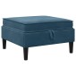 vidaXL Σετ Επίπλων Σαλονιού 5 τμχ. Μπλε Βελούδο