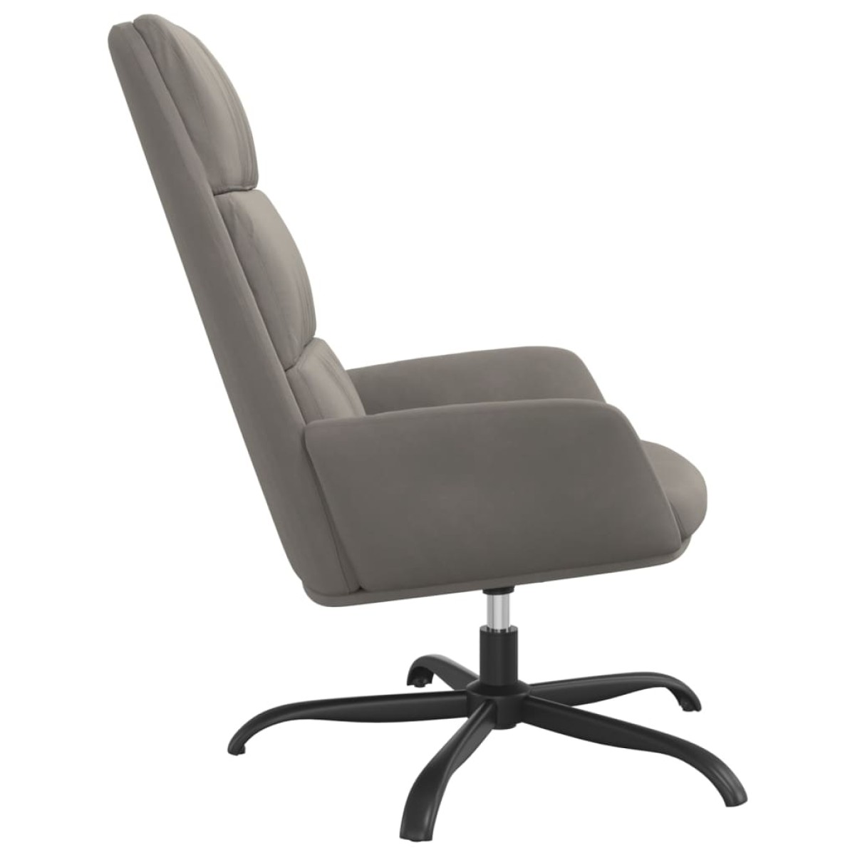 vidaXL Πολυθρόνα Relax Ανοιχτό Γκρι Βελούδινη
