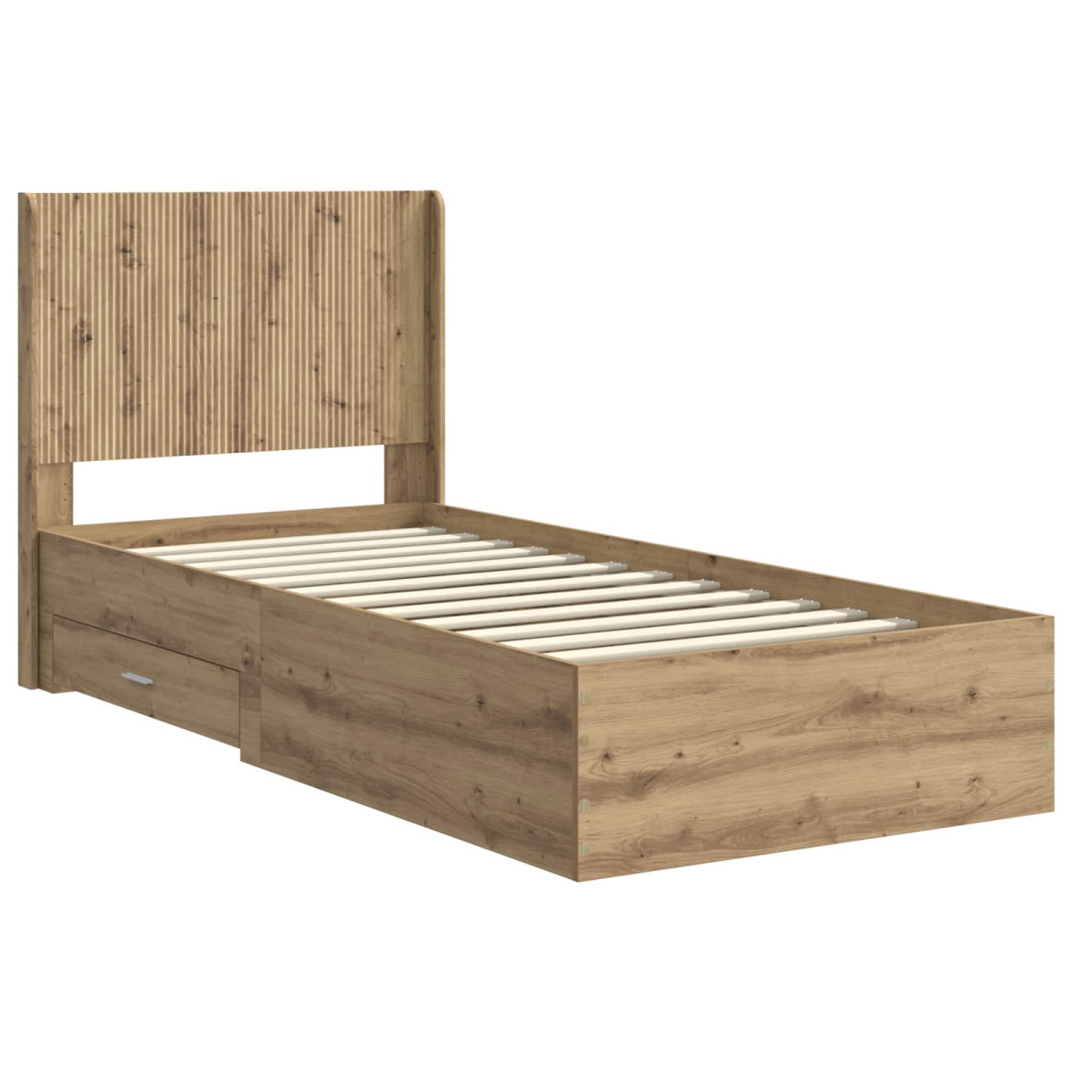 vidaXL Καλάθι με αποθήκη και κεφαλάρι Artisan Δρυς 100 x 200 cm
