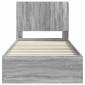 vidaXL Καλάθι με αποθήκη και κεφαλάρι Γκρι Sonoma 75 x 190 cm