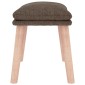 vidaXL Υποπόδιο Taupe 45 x 29,5 x 35 εκ. Υφασμάτινο