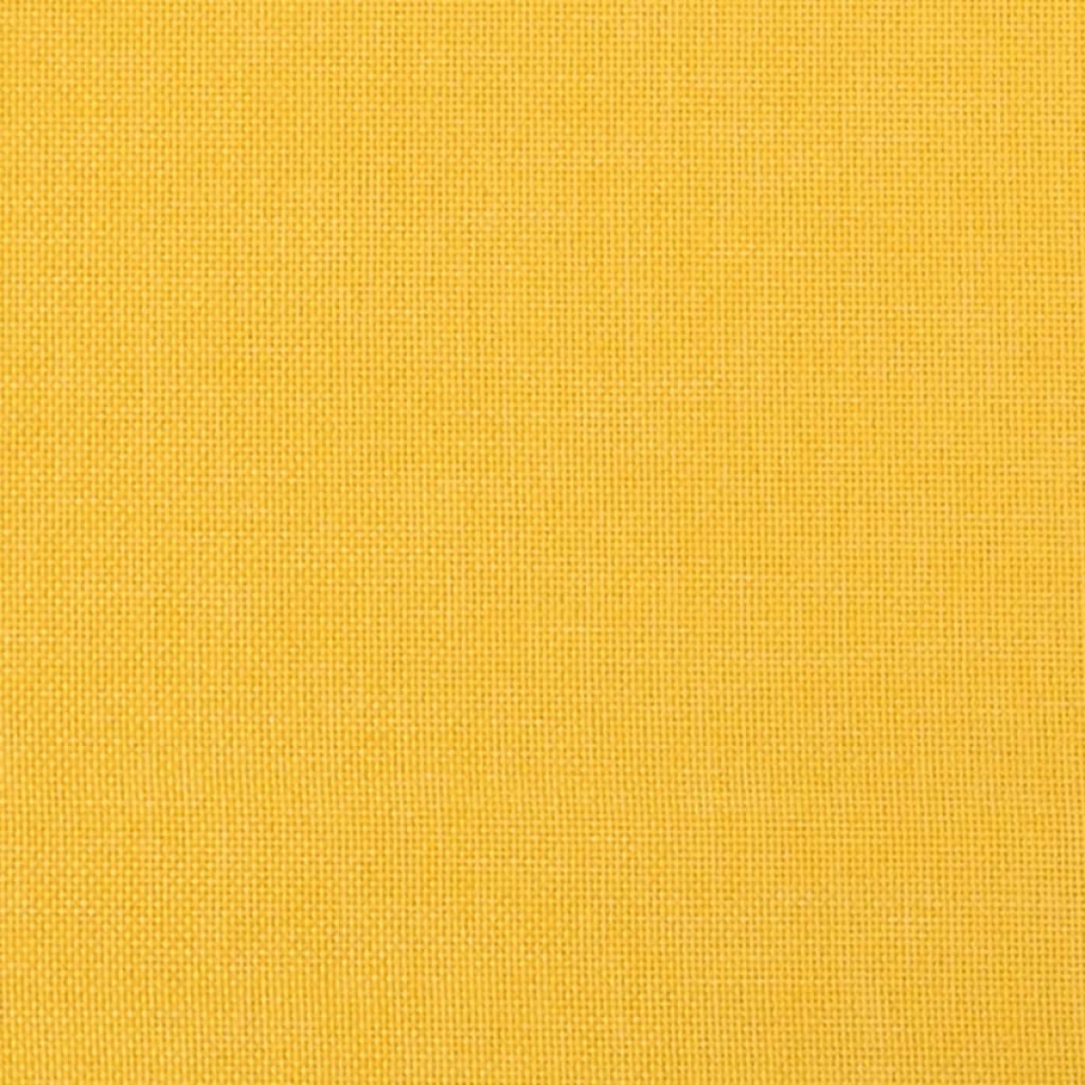 vidaXL Υποπόδιο Μουσταρδί 45x29,5x35 εκ. Ύφασμα & Συνθετικό Δέρμα