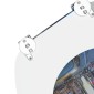 vidaXL Μαλακή κλειστή λεκάνη 2 τμχ. Γκρι 44 x 38 εκ. Πίνακας MDF