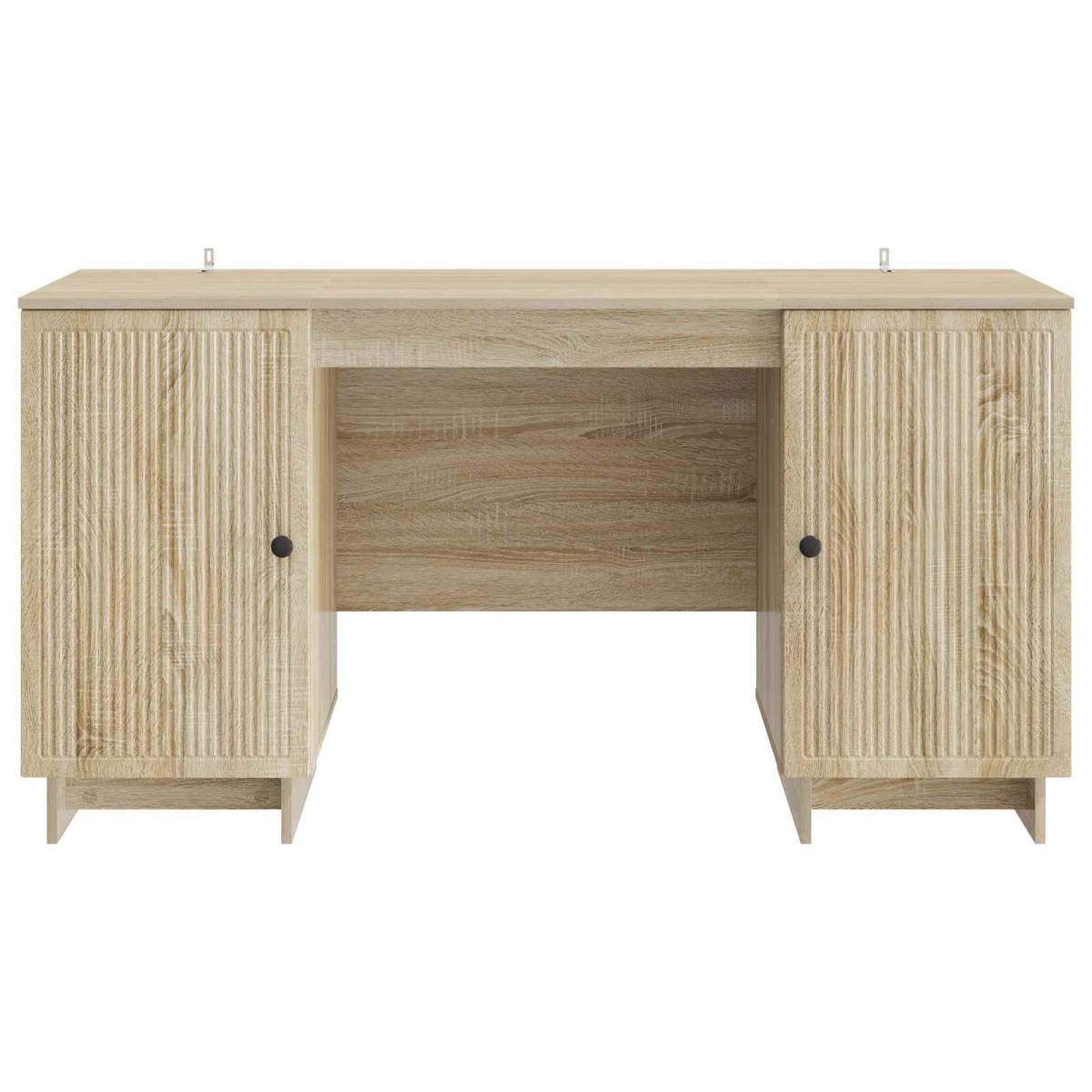 vidaXL Γραφείο Sonoma Δρυς Επεξεργασμένο Ξύλο 142,5 x 50 x 75 εκ.