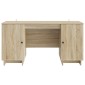 vidaXL Γραφείο Sonoma Δρυς Επεξεργασμένο Ξύλο 142,5 x 50 x 75 εκ.