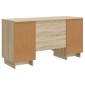 vidaXL Γραφείο Sonoma Δρυς Επεξεργασμένο Ξύλο 142,5 x 50 x 75 εκ.
