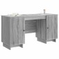 vidaXL Γραφείο Γκρι Sonoma Επεξεργασμένο Ξύλο 142,5 x 50 x 75 εκ.