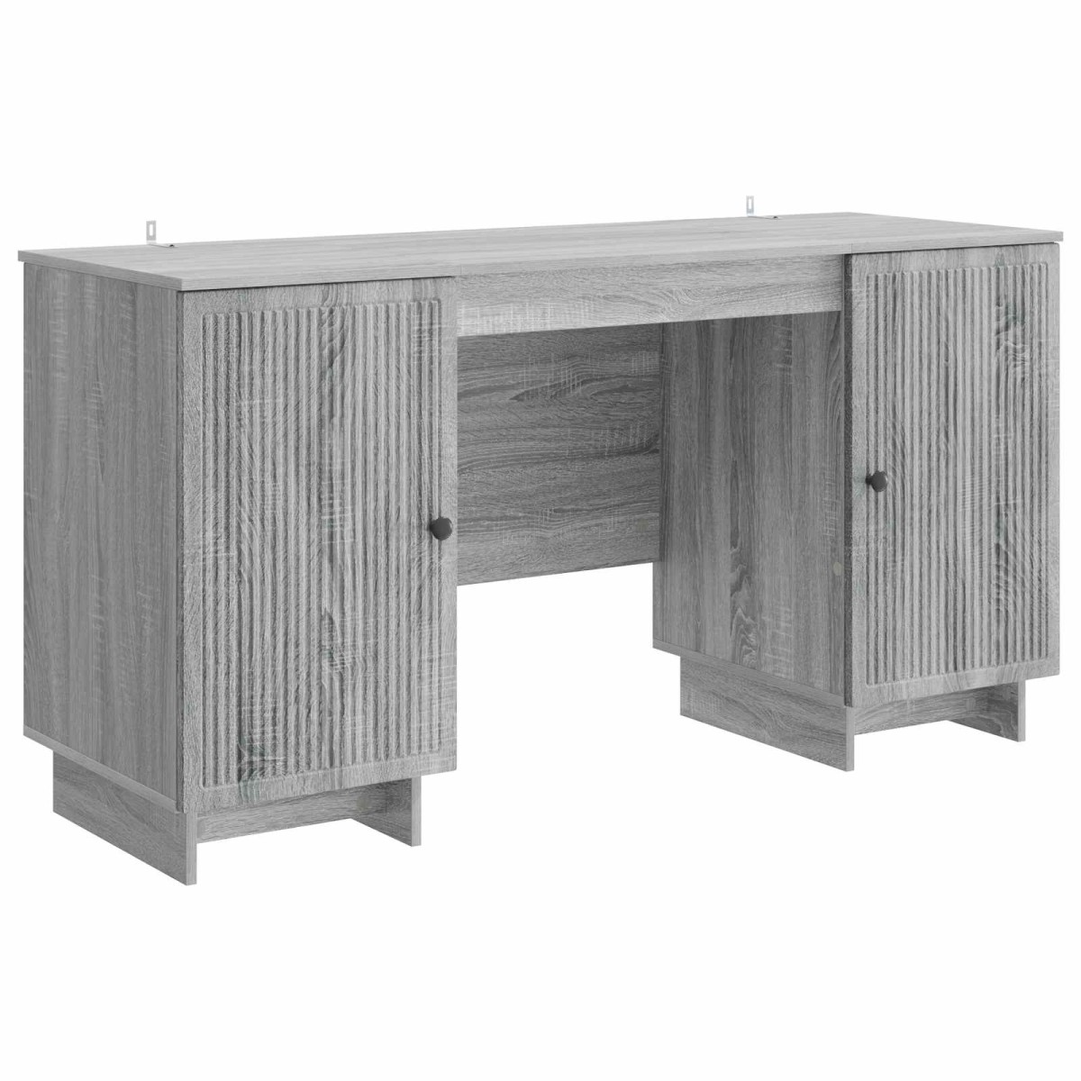vidaXL Γραφείο Γκρι Sonoma Επεξεργασμένο Ξύλο 142,5 x 50 x 75 εκ.