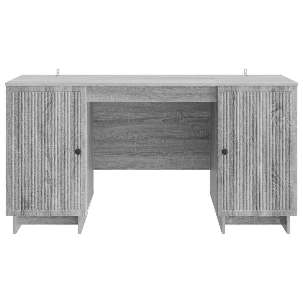 vidaXL Γραφείο Γκρι Sonoma Επεξεργασμένο Ξύλο 142,5 x 50 x 75 εκ.