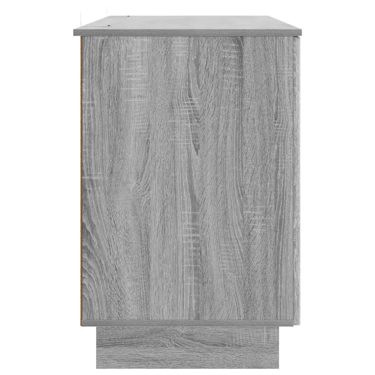 vidaXL Γραφείο Γκρι Sonoma Επεξεργασμένο Ξύλο 142,5 x 50 x 75 εκ.