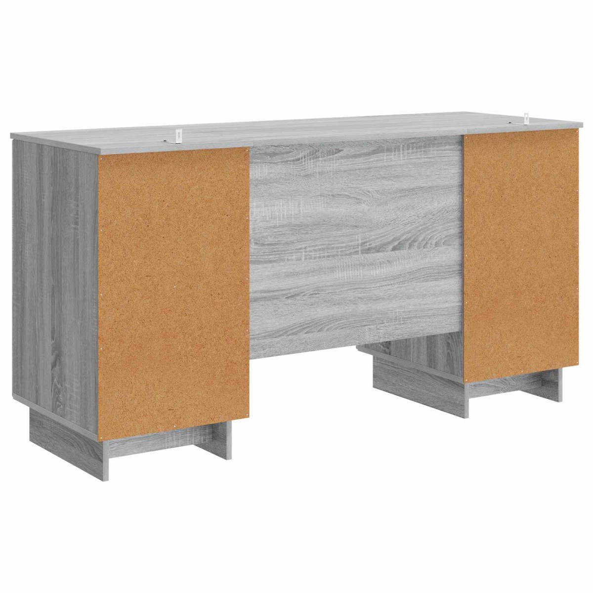 vidaXL Γραφείο Γκρι Sonoma Επεξεργασμένο Ξύλο 142,5 x 50 x 75 εκ.