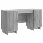 vidaXL Γραφείο Γκρι Sonoma Επεξεργασμένο Ξύλο 142,5 x 50 x 75 εκ.
