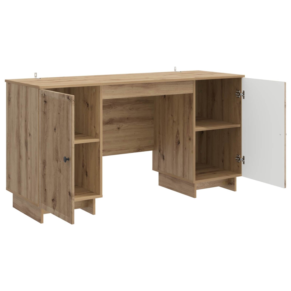 vidaXL Γραφείο Artisan Δρυς Επεξεργασμένο Ξύλο 142,5 x 50 x 75 εκ.