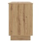 vidaXL Γραφείο Artisan Δρυς Επεξεργασμένο Ξύλο 142,5 x 50 x 75 εκ.