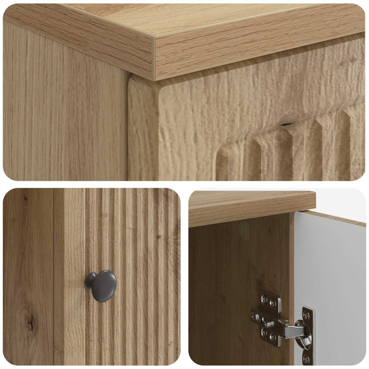 vidaXL Γραφείο Artisan Δρυς Επεξεργασμένο Ξύλο 142,5 x 50 x 75 εκ.