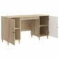 vidaXL Γραφείο Sonoma 142,5 x 50 x 75 εκ. Επεξεργασμένο Ξύλο