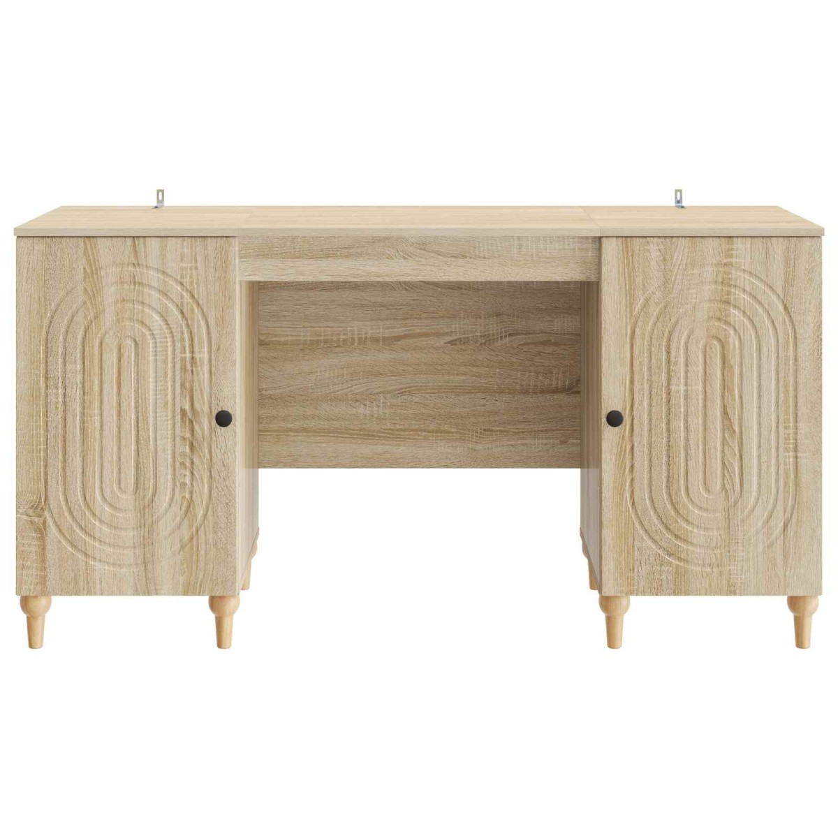 vidaXL Γραφείο Sonoma 142,5 x 50 x 75 εκ. Επεξεργασμένο Ξύλο
