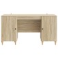 vidaXL Γραφείο Sonoma 142,5 x 50 x 75 εκ. Επεξεργασμένο Ξύλο