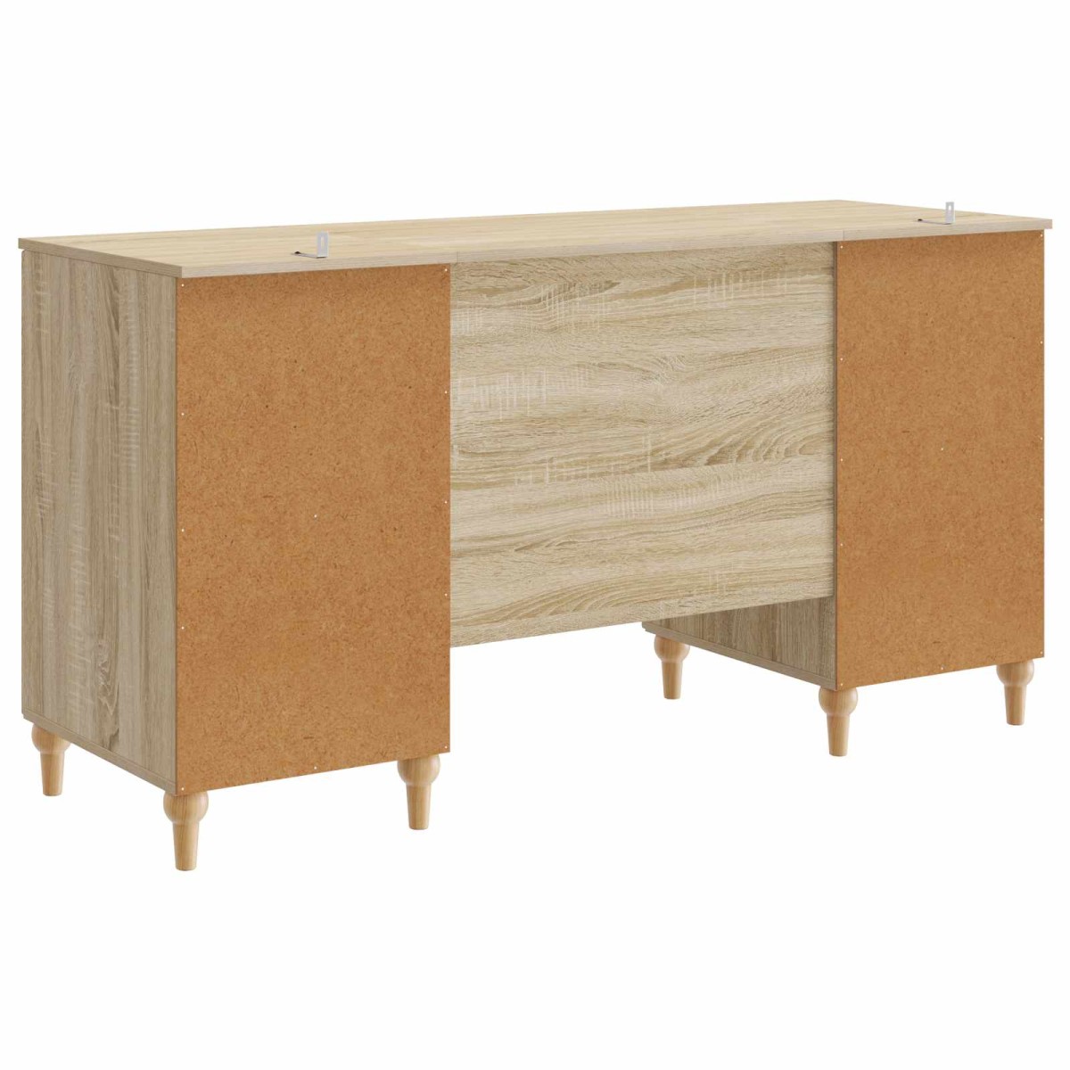 vidaXL Γραφείο Sonoma 142,5 x 50 x 75 εκ. Επεξεργασμένο Ξύλο