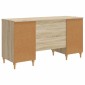 vidaXL Γραφείο Sonoma 142,5 x 50 x 75 εκ. Επεξεργασμένο Ξύλο