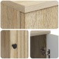 vidaXL Γραφείο Sonoma 142,5 x 50 x 75 εκ. Επεξεργασμένο Ξύλο