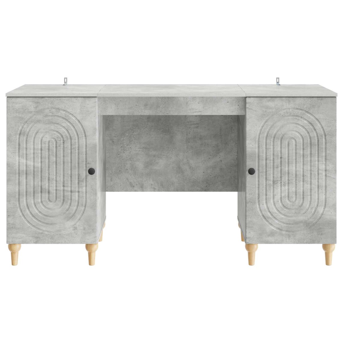 vidaXL Γραφείο Γκρι Σκυροδέματος 142,5 x 50 x 75 εκ.