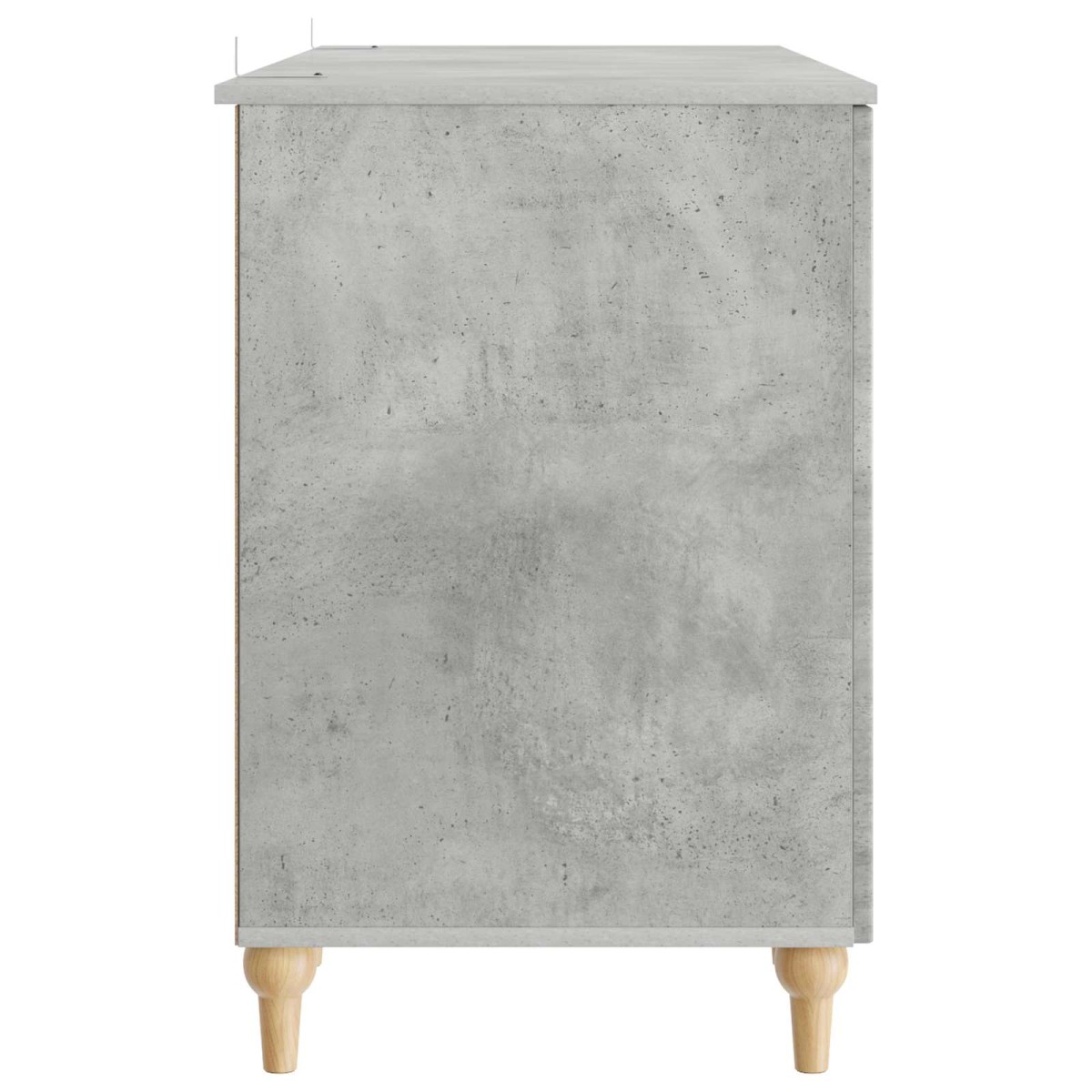 vidaXL Γραφείο Γκρι Σκυροδέματος 142,5 x 50 x 75 εκ.