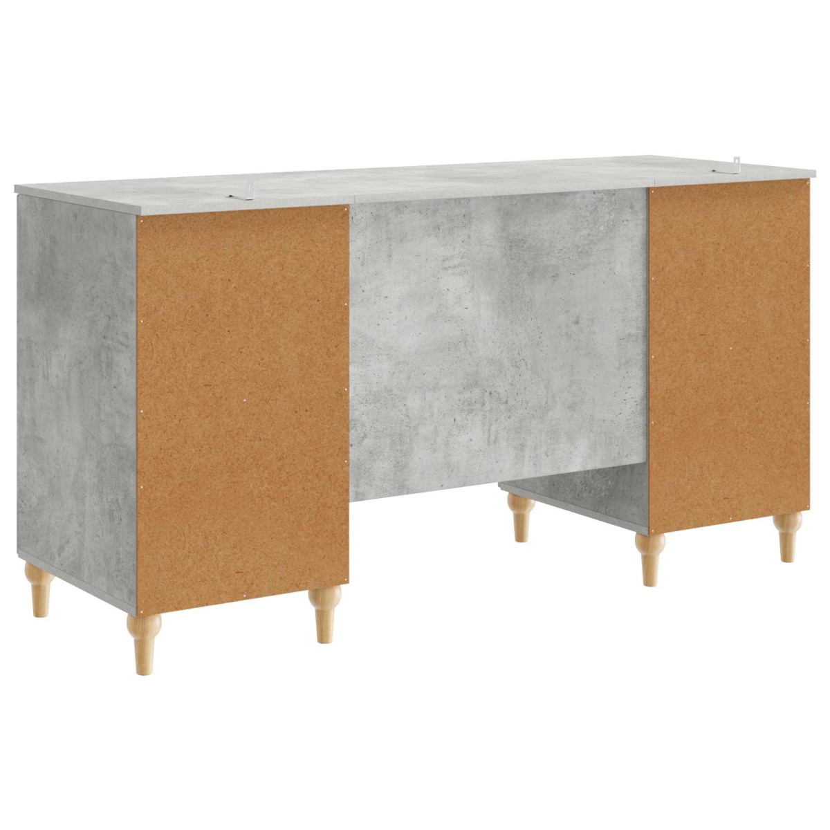 vidaXL Γραφείο Γκρι Σκυροδέματος 142,5 x 50 x 75 εκ.