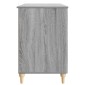 vidaXL Γραφείο Γκρι Sonoma 142,5 x 50 x 75 εκ. Επεξεργασμένο Ξύλο