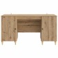 vidaXL Γραφείο Artisan Δρυς 142,5 x 50 x 75 εκ. Επεξεργασμένο Ξύλο