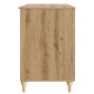 vidaXL Γραφείο Artisan Δρυς 142,5 x 50 x 75 εκ. Επεξεργασμένο Ξύλο