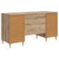 vidaXL Γραφείο Artisan Δρυς 142,5 x 50 x 75 εκ. Επεξεργασμένο Ξύλο