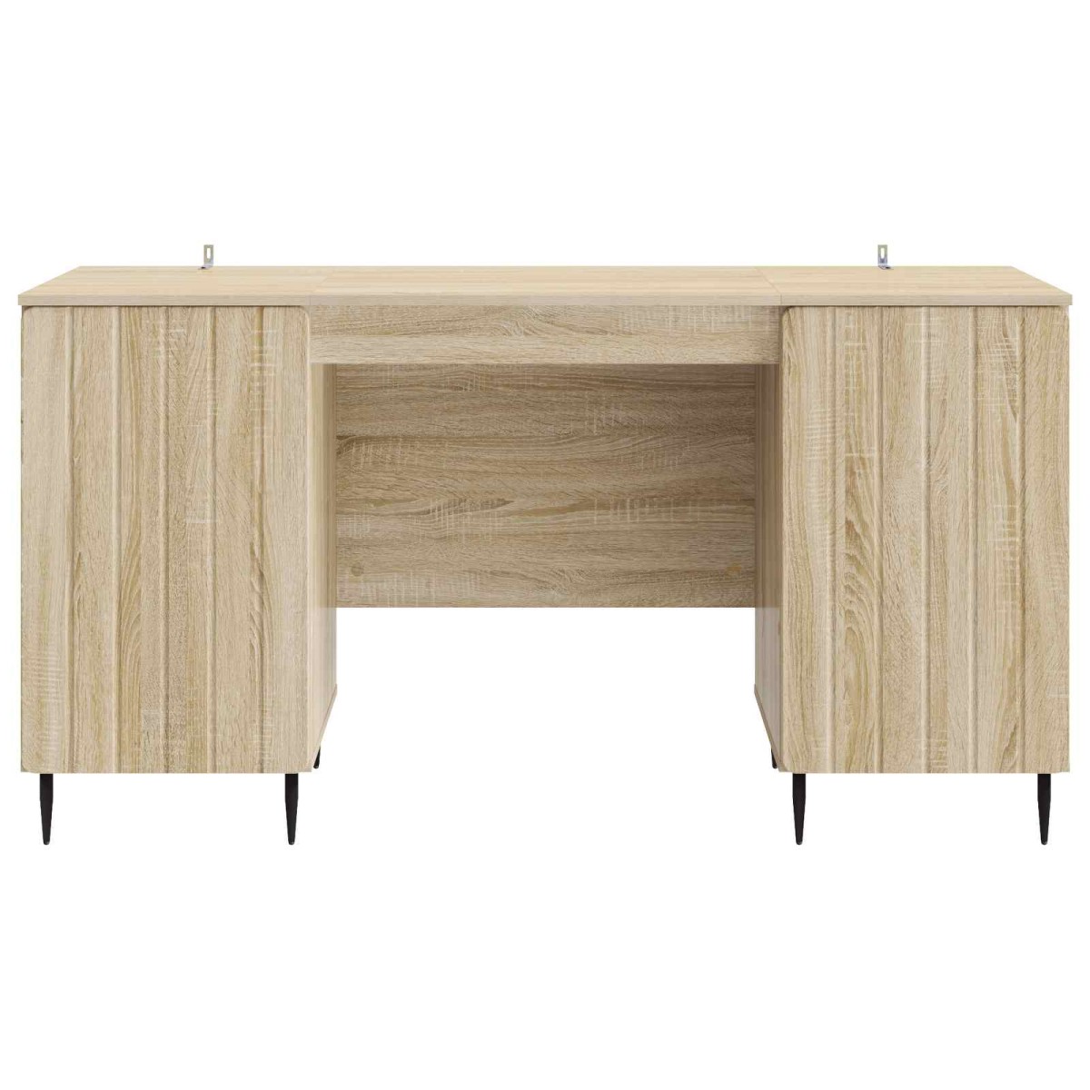 vidaXL Γραφείο Sonoma Δρυς 142,5 x 50 x 75 εκ. Επεξεργασμένο Ξύλο