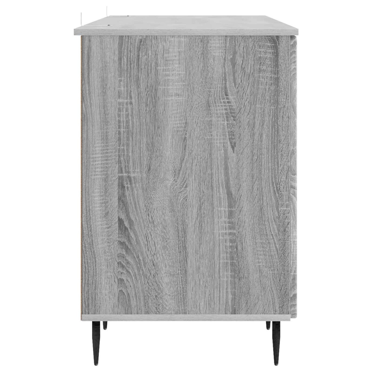 vidaXL Γραφείο Γκρι Sonoma 142,5 x 50 x 75 εκ. Επεξεργασμένο Ξύλο