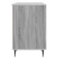 vidaXL Γραφείο Γκρι Sonoma 142,5 x 50 x 75 εκ. Επεξεργασμένο Ξύλο