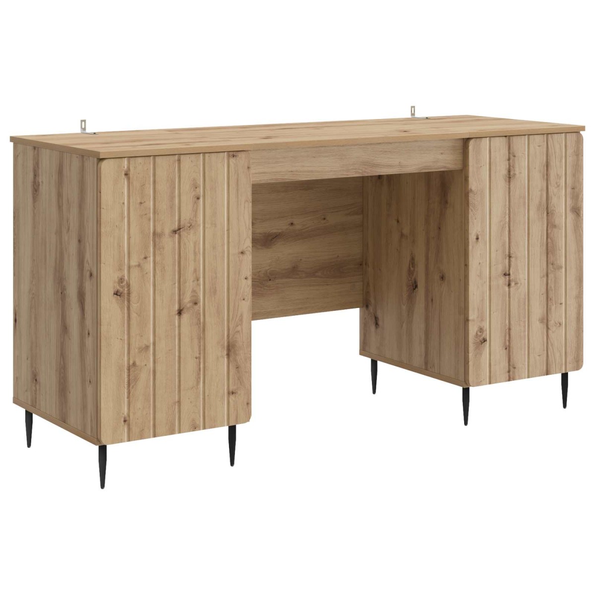 vidaXL Γραφείο Artisan Δρυς Επεξεργασμένο Ξύλο 142,5 x 50 x 75 εκ.