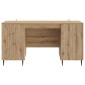 vidaXL Γραφείο Artisan Δρυς Επεξεργασμένο Ξύλο 142,5 x 50 x 75 εκ.
