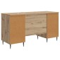 vidaXL Γραφείο Artisan Δρυς Επεξεργασμένο Ξύλο 142,5 x 50 x 75 εκ.