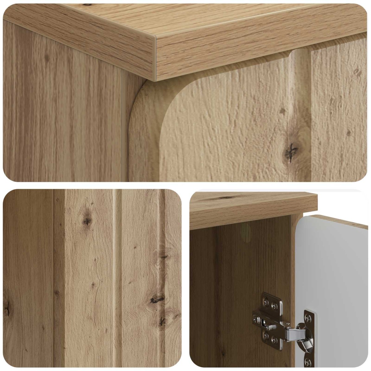 vidaXL Γραφείο Artisan Δρυς Επεξεργασμένο Ξύλο 142,5 x 50 x 75 εκ.