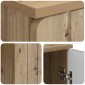 vidaXL Γραφείο Artisan Δρυς Επεξεργασμένο Ξύλο 142,5 x 50 x 75 εκ.