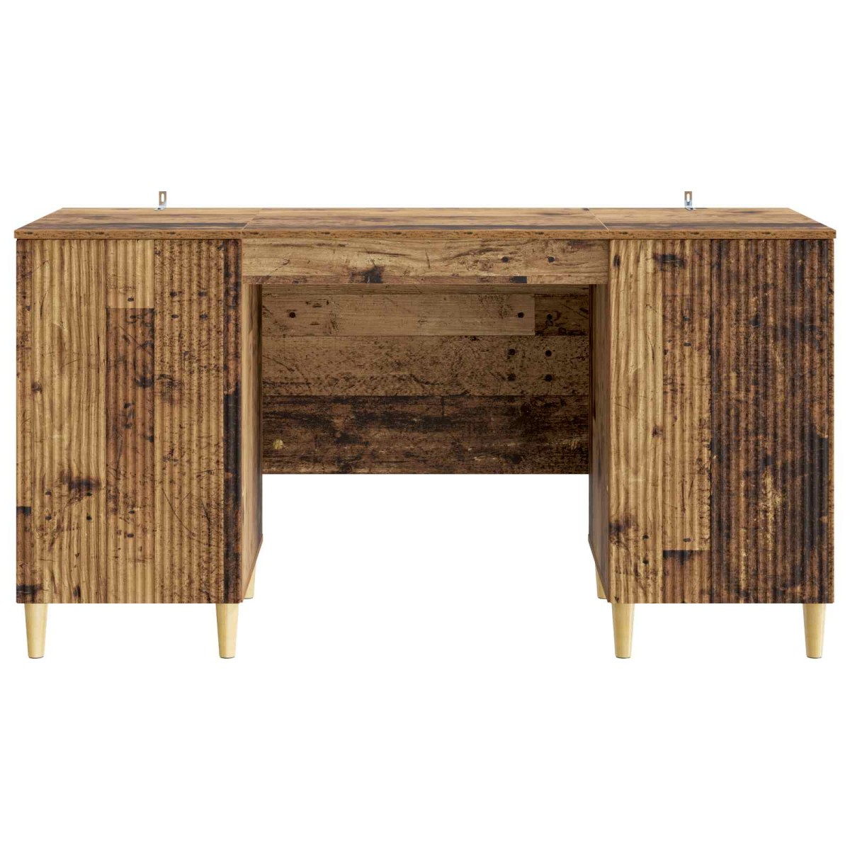 vidaXL Γραφείο Παλαιωμένο ξύλο 142,5 x 50 x 75 εκ. Επεξεργασμένο Ξύλο