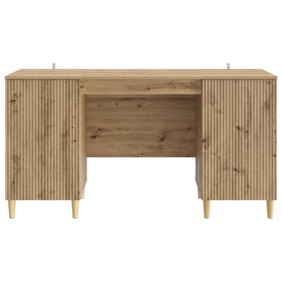 vidaXL Γραφείο Artisan Δρυς Επεξεργασμένο Ξύλο 142,5 x 50 x 75 εκ.