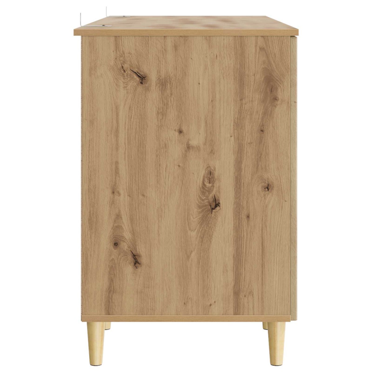 vidaXL Γραφείο Artisan Δρυς Επεξεργασμένο Ξύλο 142,5 x 50 x 75 εκ.