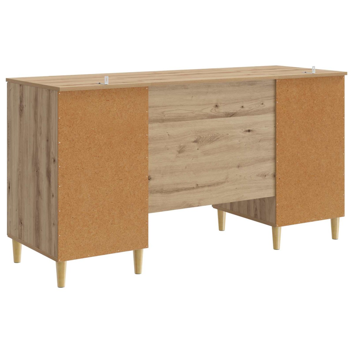 vidaXL Γραφείο Artisan Δρυς Επεξεργασμένο Ξύλο 142,5 x 50 x 75 εκ.